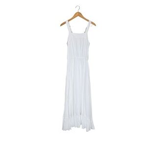 Splendid Women’s White Sleeveless Maxi Dress sz M